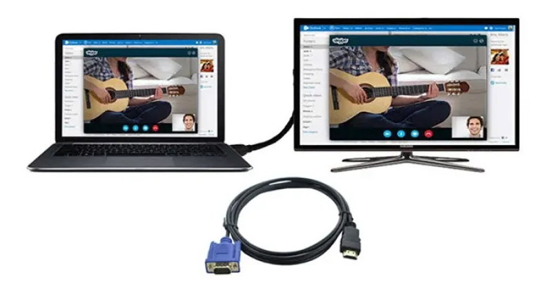 اتصال-لپ_تاپ-به-تلویزیون-با-کابل-HDMI