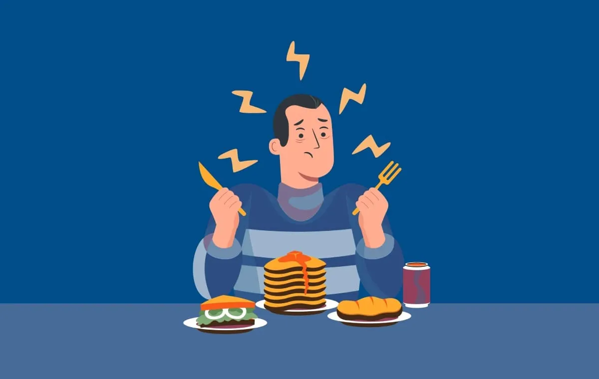 هضم سریع غذا بعد از پرخوری